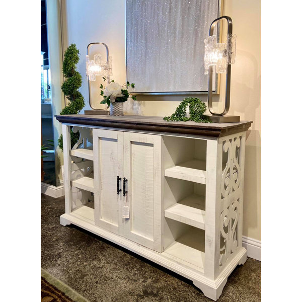 One Allium Way® Fluker 60'' Wide Pine Buffet Table Wayfair